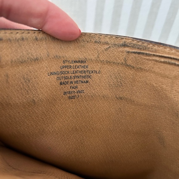 Madewell The Dimes Leather Kitten-Heel Knee Boot Chocolate Raisin Women Size 7 - Picture 13 of 15